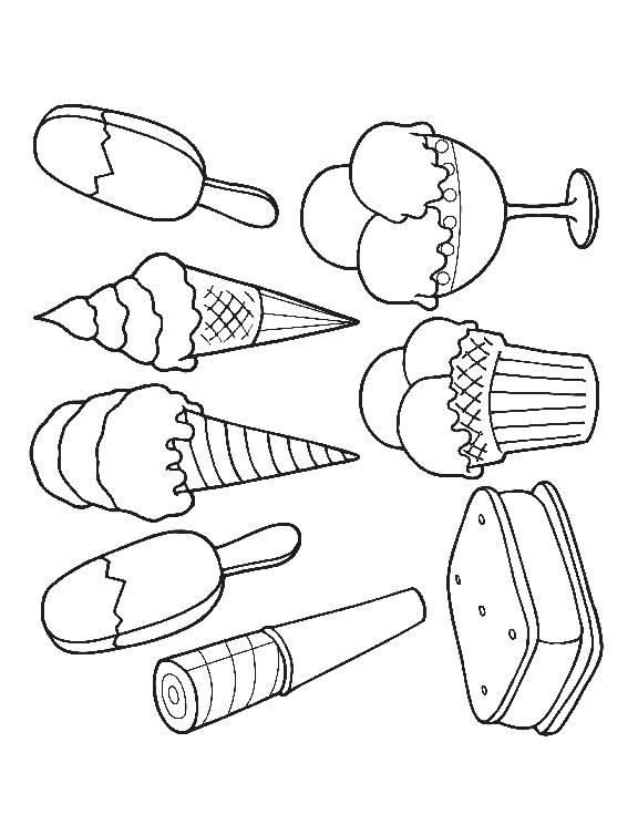 576x745 Ice Cream Cone Coloring Page Astonishing Ice Cream Coloring Pages