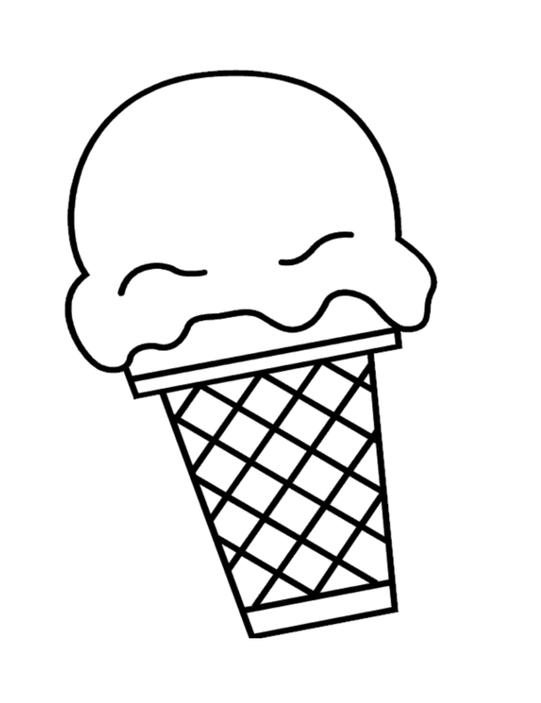 761x989 Free Printable Ice Cream Coloring Pages For Kids
