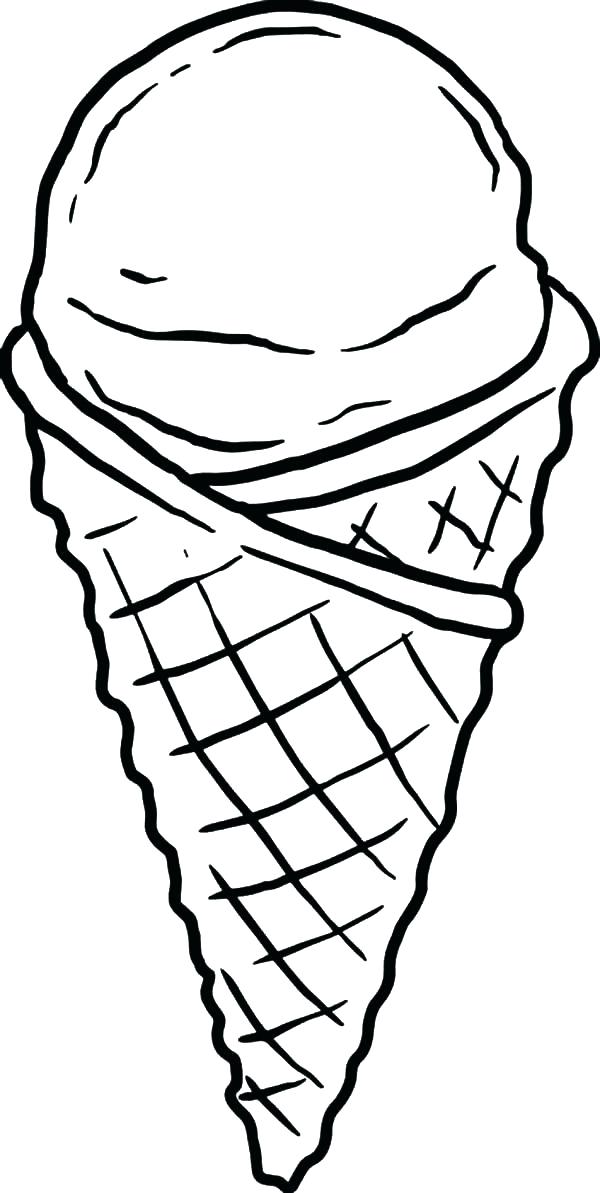 600x1193 Ice Cream Cone Coloring Page Coloring Pages Of Ice Cream Ice Cream