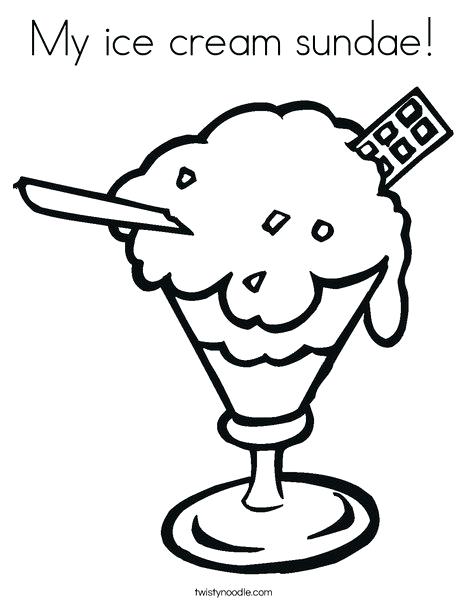 468x605 Ice Cream Cone Coloring Pages To Print Printable Coloring My Ice
