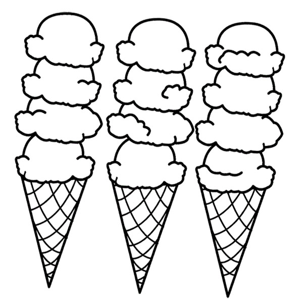 600x608 Colouring Picture Of Ice Cream Fancy Ice Cream Coloring Pages