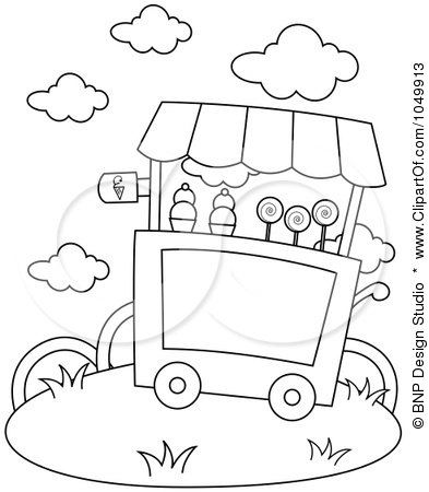 393x450 Best Photos Of Ice Cream Parlor Coloring Page