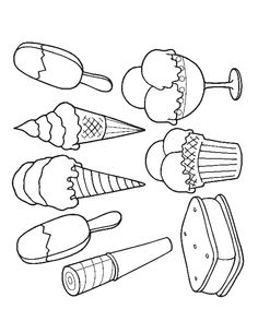 236x305 Ice Cream Coloring Pages Free Printable, Craft And Summer