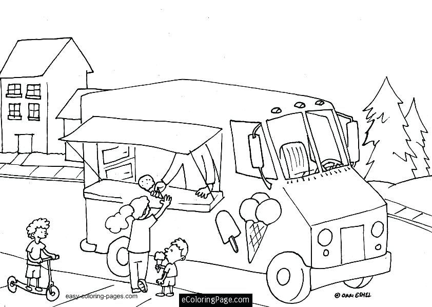842x598 Ice Cream Coloring Pages For Adults Plus Printable Ice Cream