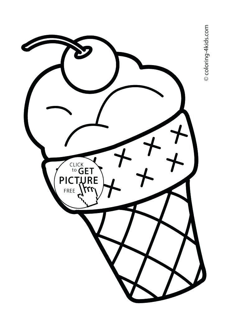 Ice Cream Sundae Coloring Page at GetDrawings | Free download