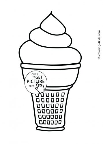 357x500 Coloring Pages Ice Cream Coloring Pages For Kids Printable Truck