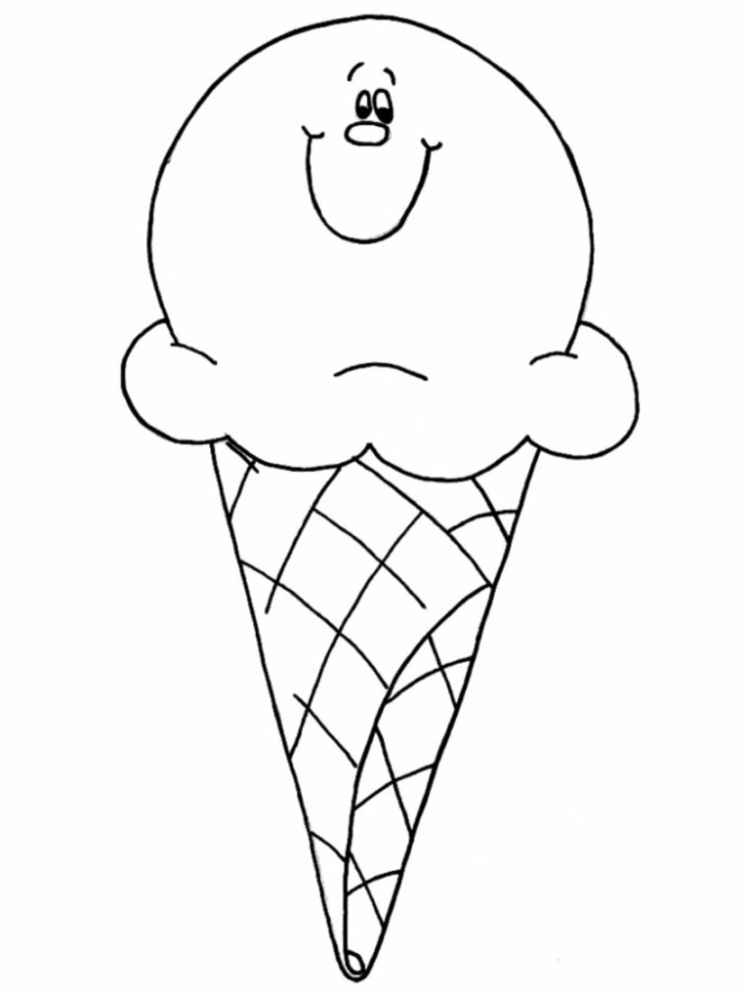 831x1108 Exploit Ice Cream Cone Coloring Sheet On Pages With Simple