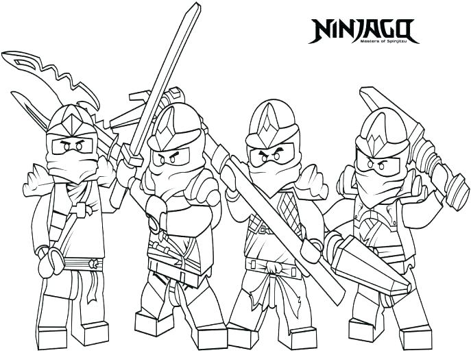 687x515 Ninjago Lego Coloring Pages Coloring Pages And His Ice Dragon