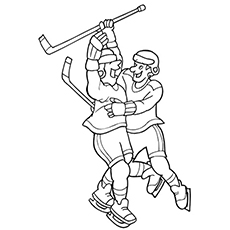 230x230 Top Free Printable Hockey Coloring Pages Online
