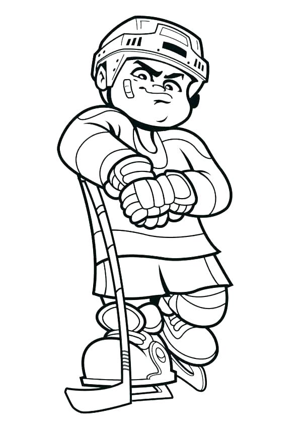 600x847 Hockey Coloring Pages Nhl