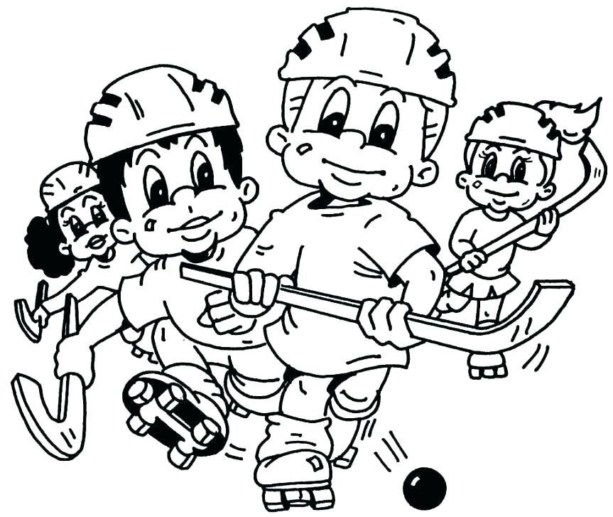 863x727 Hockey Goalie Coloring Pages New Coloring Pages Hockey Free
