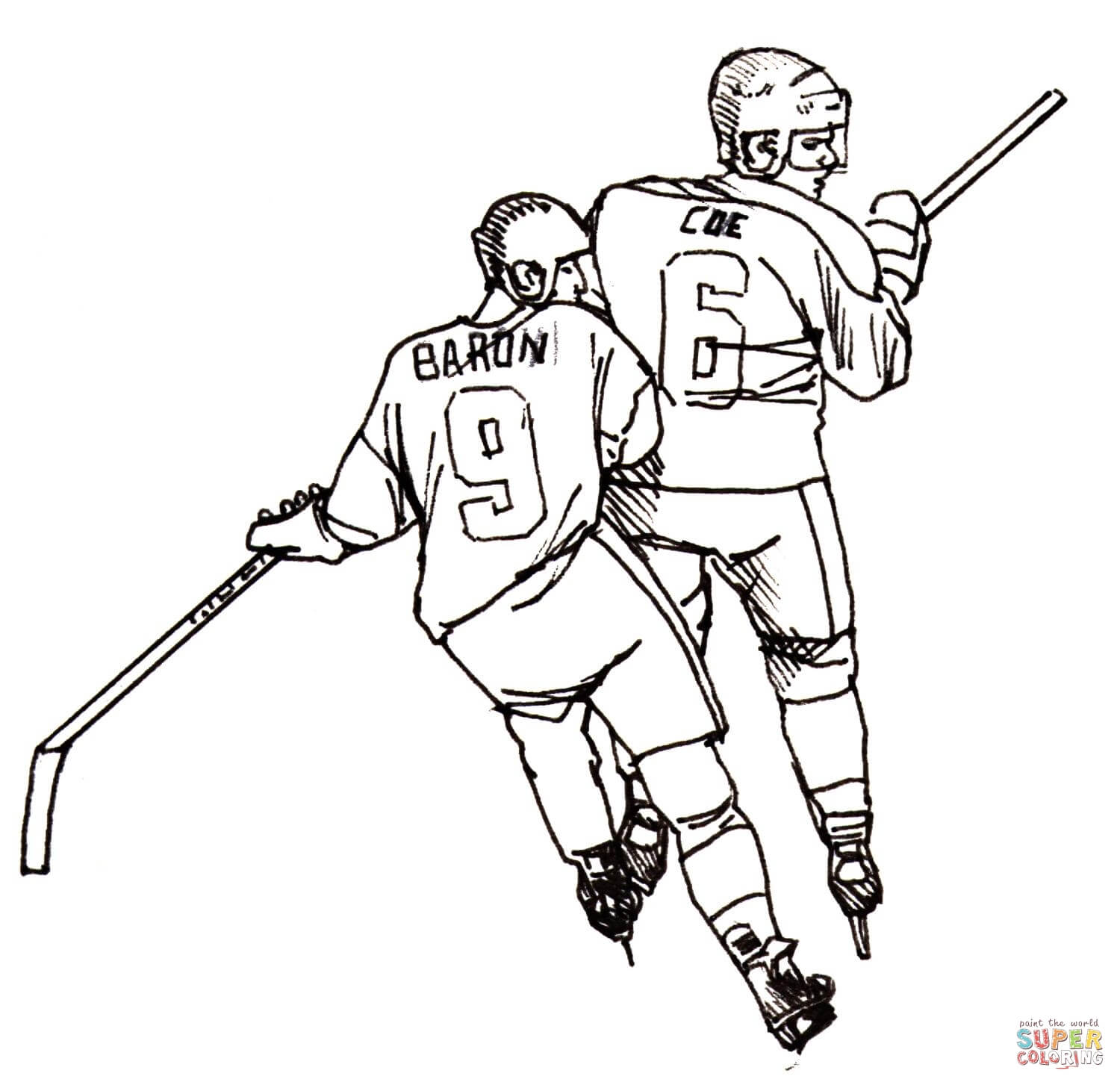 1500x1453 Lavishly Hockey Coloring Picture Charles Pierce