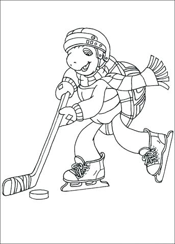 343x480 Hockey Goalie Coloring Pages Coloring Book As Well As Click To See