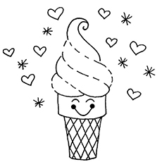 230x230 Top Free Printable Ice Cream Coloring Pages Online