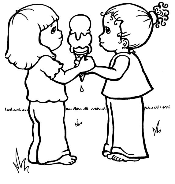 572x602 Ice Cream Coloring Pages For Kids Proverbs Colouring
