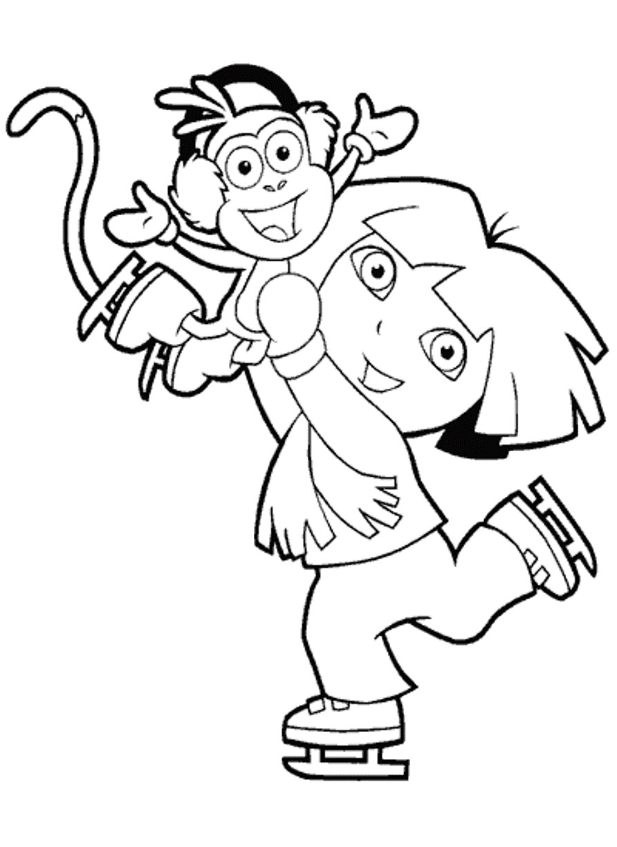 892x1224 Ice Skating Coloring Pages To Print New Figure Skating Coloring