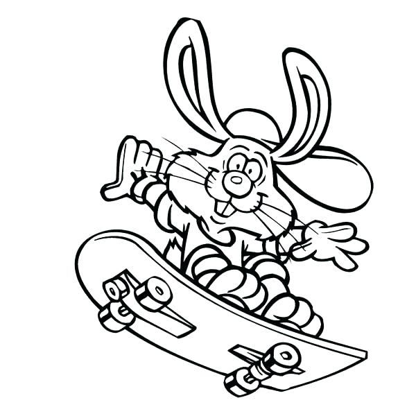 600x600 Skateboarding Coloring Pages Free Printables Skateboard Coloring