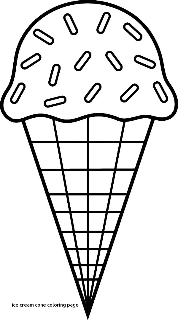 600x1074 Ice Cream Cone Coloring Sheet For Page Prepare For Ice Cream
