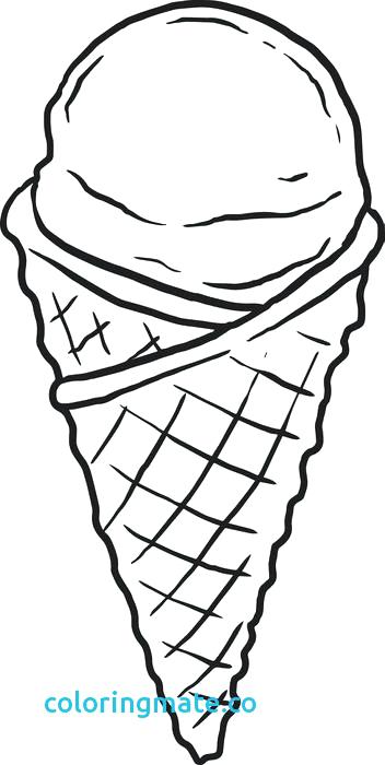 352x700 Ice Cream Scoop Coloring Page