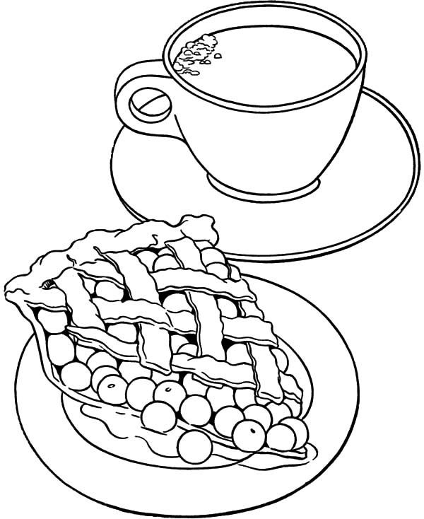 600x734 Tea Cup Coloring Page Beautiful Coffee Coloring Page With Tea Cup