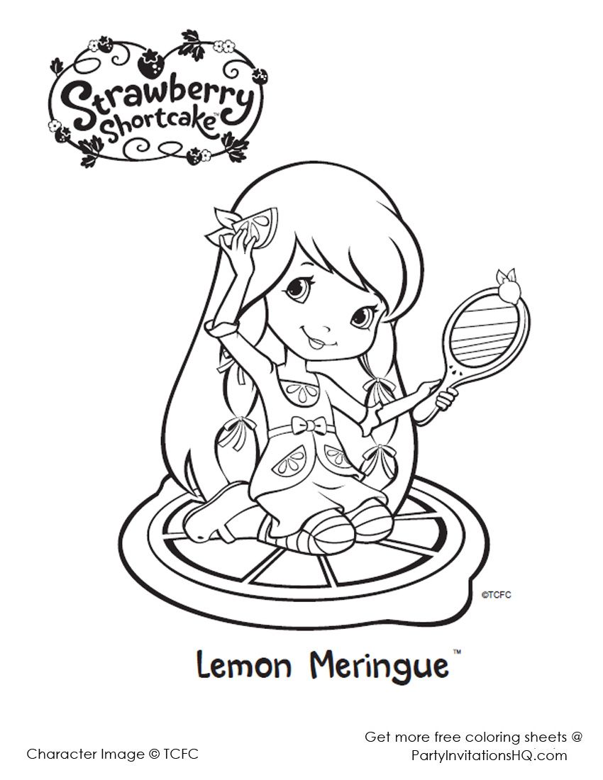 850x1100 Coloring Pages Strawberry Shortcake And Friends Strawberry