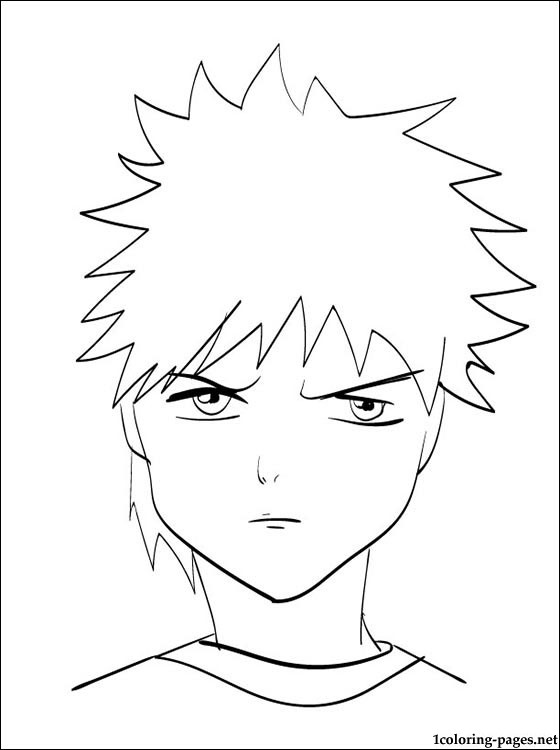 560x750 Ichigo Kurosaki Coloring Page Coloring Pages