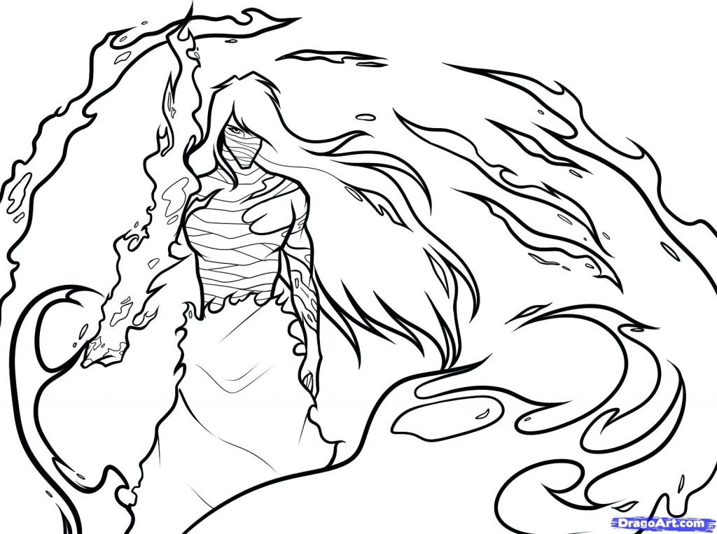 1024x763 Coloring Page Bleach Coloring Pages How To Draw Step Hollow
