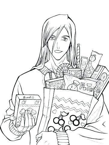 363x480 Ichigo Coloring Pages Bleach Coloring Pages Printable Coloring