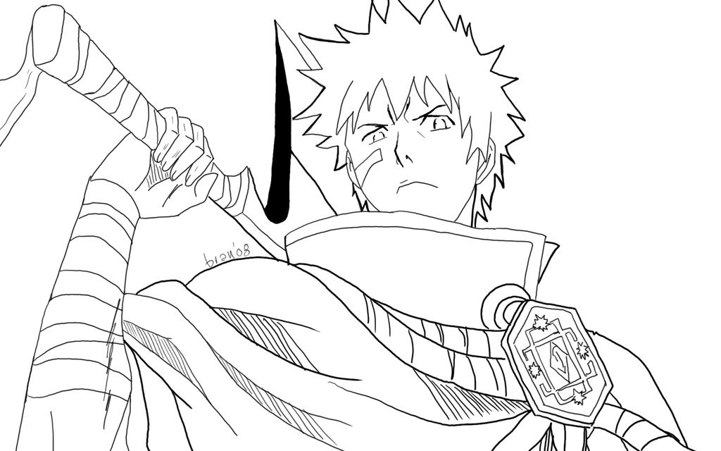 1024x640 Bleach Coloring Pages Free Printables