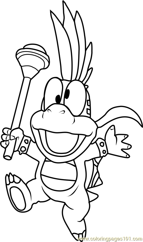 473x800 Lemmy Koopa Coloring Page