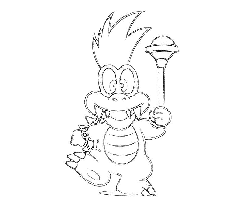 800x667 Iggy Koopa Coloring Pages