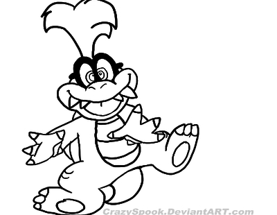 400x310 Iggy Koopa Coloring Pages Fine Koopa Coloring Pages Inspiration