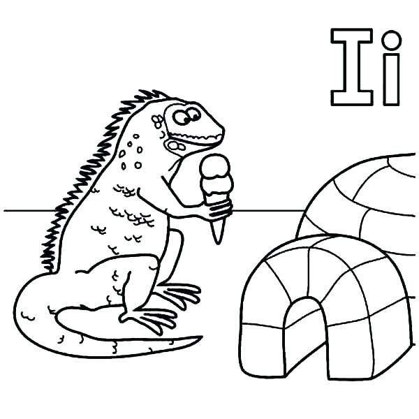 600x600 Igloo Pictures To Color Iguana Igloo Coloring Page Technolife Site