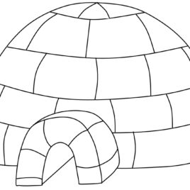 268x268 Free Coloring Pages Igloo Kids Drawing And Coloring Pages
