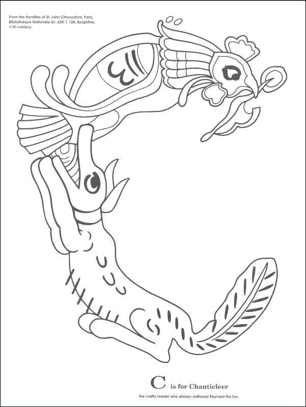 600x796 Illuminated Letters Coloring Pages Coloring Page Alphabet Flowers