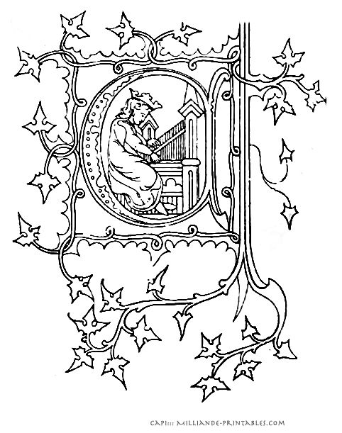 482x611 Illuminated Manuscript Letters