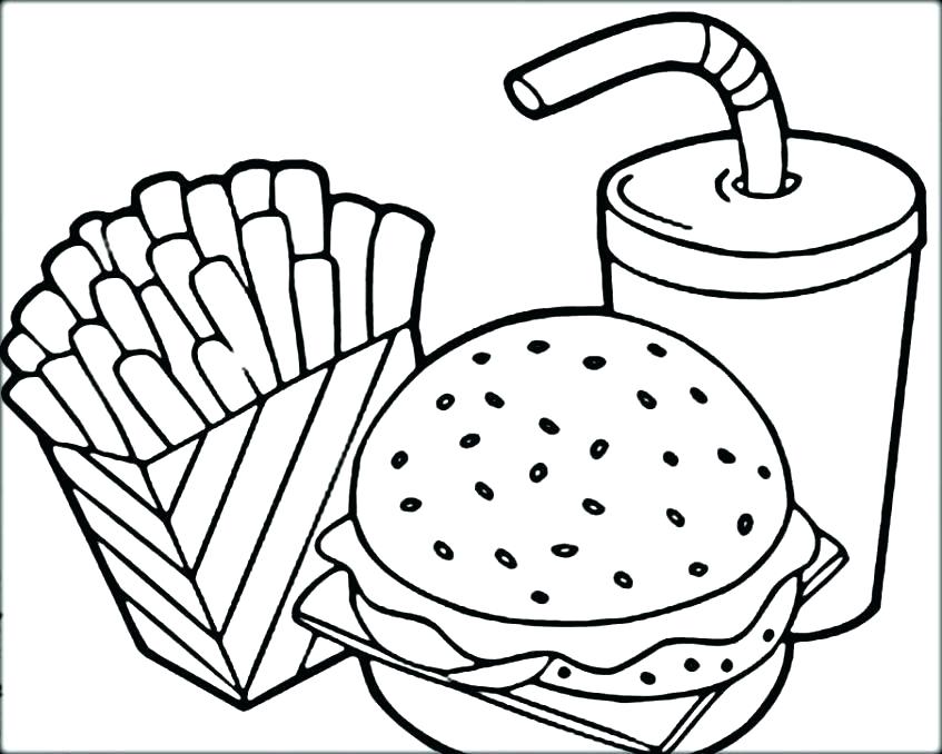 847x678 Food Coloring Pages Food Coloring Free Coloring Pages Food