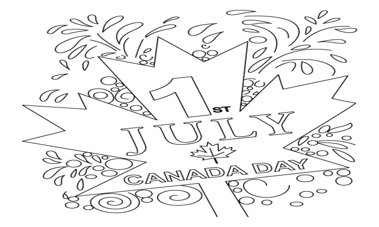 1280x768 Canada Day Picture Coloring Pages For Kids Christmas Your