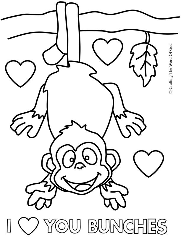612x800 I Love You Bunches Coloring Page Crafting The Word Of God