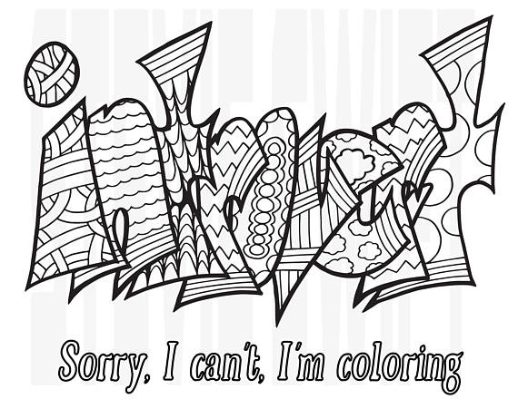 570x440 Printable Coloring Page Introvertadult