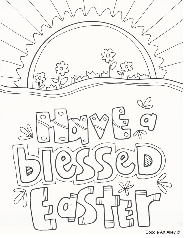 618x800 Easter Coloring Pages