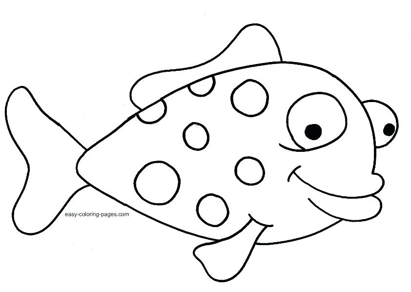 842x598 Fish Coloring Pages To Print