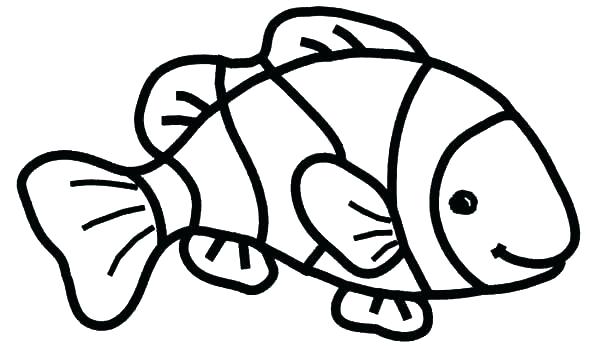 600x355 Realistic Fish Coloring Pages Tropical Fish Coloring Page Tropical