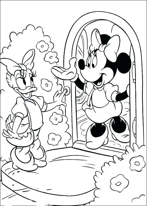 500x700 Minnie Bowtique Coloring Pages