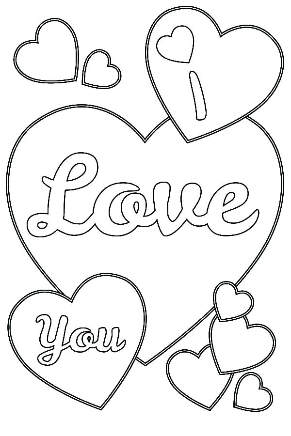 600x900 Coloring Pages Of Love Hearts Love Coloring Pages