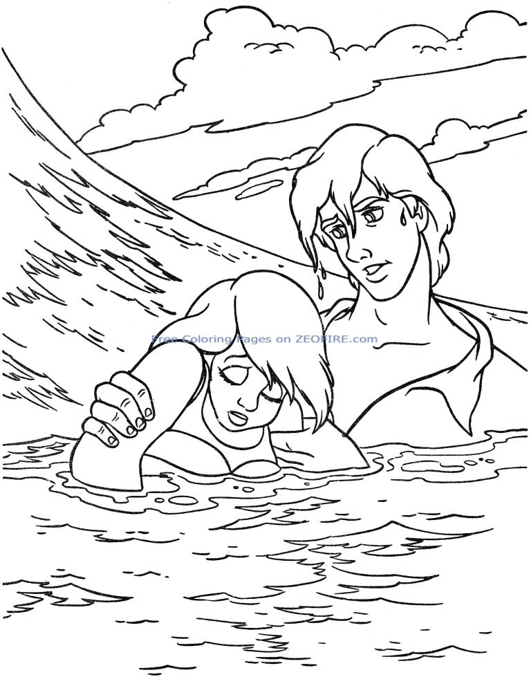 765x979 Free Printable Little Mermaid Coloring Pages Little Mermaid