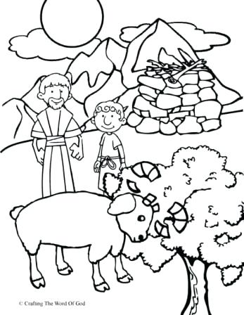 347x448 Wonderful Abraham And Sarah Coloring Page Kids Coloring Page