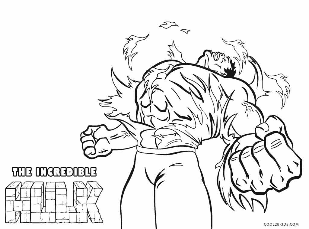 1024x757 Free Printable Hulk Coloring Pages For Kids