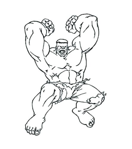 443x500 Coloring Pages Hulk Coloring Page Incredible Pages With And Medium