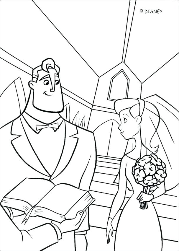 607x850 Incredibles Coloring Page Coloring Page Coloring Pages